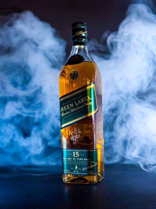 JW green label (Trago-Botella)